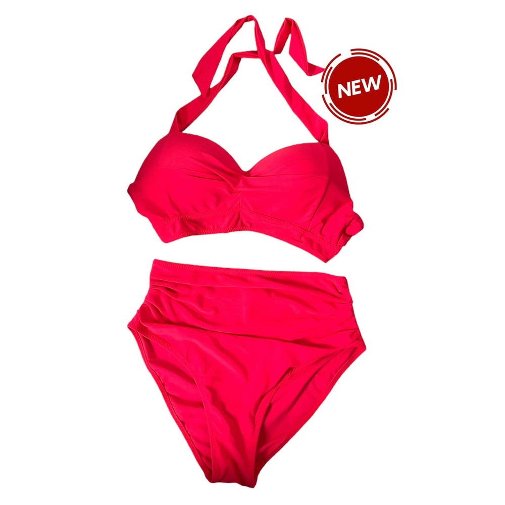 Tempt Me 2 Piece Set Orange Swimwear NWT (10E-17)